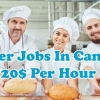 Baker Jobs In Canada 20$ Per Hour