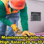 Building Maintenance Jobs In canada With High Salary 20 to 30 hourly