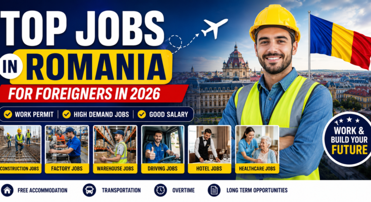 Top Jobs in Romania for Foreign Workers in 2026 – High Demand Careers & Work Permit Opportunities